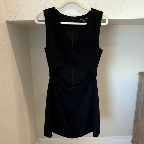 French Connection Black Cut-Out Mini Dress (Size 8) - Picture 4 of 6